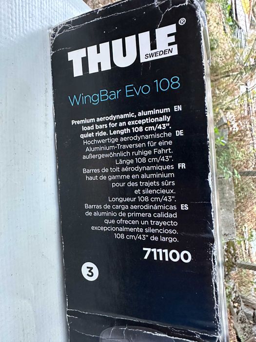 Напречни греди Thule WingBar Evo 108cm - 711100