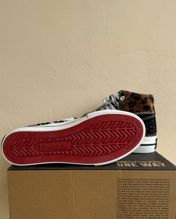 Дамски кецове D.Franklin One Way Vert Patch Leo