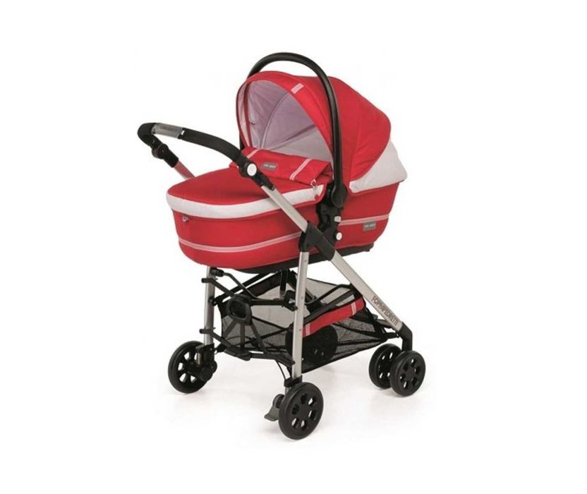 Детска количка  Foppapedretti  Duo Travel System. Нова.  Цвят Red.