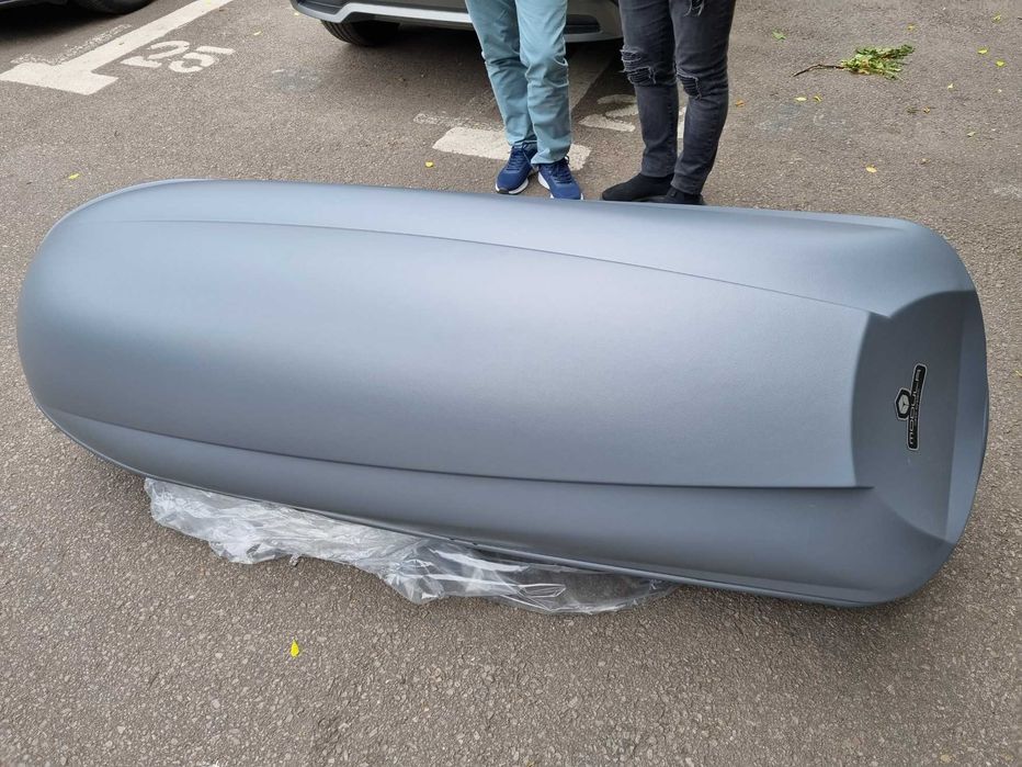 Cutie portbagaj Modula Travel Easy gri 370-460 litri 140 196 x73x51cm