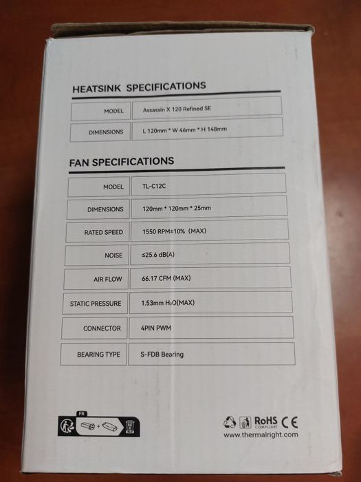 Cooler cpu multisocket Thermalright Assasin x 120mm  nou,la cutie.