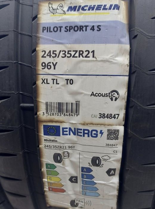 245/35 ZR21 96Y XL Michelin Pilot Sport⁴ S TO Acustic (anti zgomot) vară