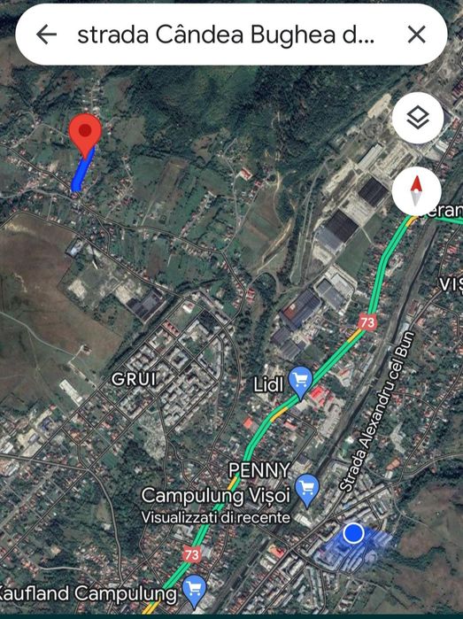 Vând teren 1139 m² intravilan edificabil Bughea de Sus (C-lung Muscel)