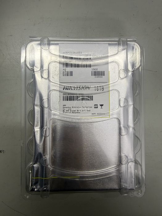 Новый Жесткий диск 16TB Hikvision DS160HKAI-VX1, 16TB, усиленный, 3,5”