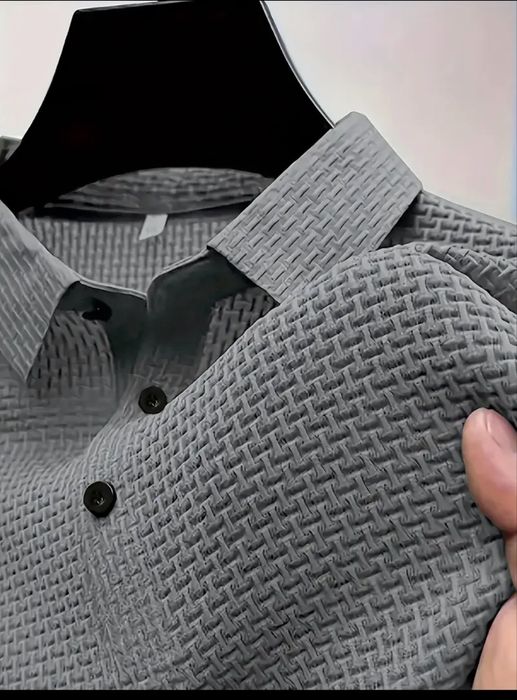 Поло рубашка серая