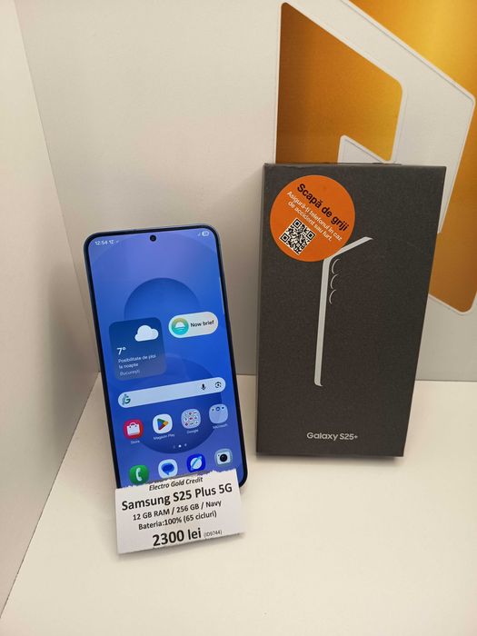 Samsung S25 Plus 5G 12GB RAM/256GB/Navy/Bateria 100%/Cutie ID9744