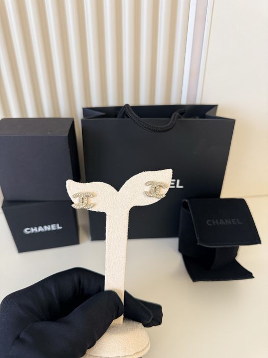 Cercei Chanel cristale