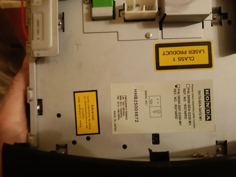 Мултимедия/ CD за Хонда Акорд VII 2007 година фейслифта 2.2 дизел