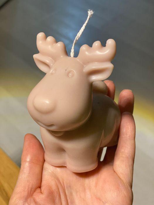 Свеча РОЖДЕСТВЕНСКИЙ ОЛЕНЬ новогодняя на подарок