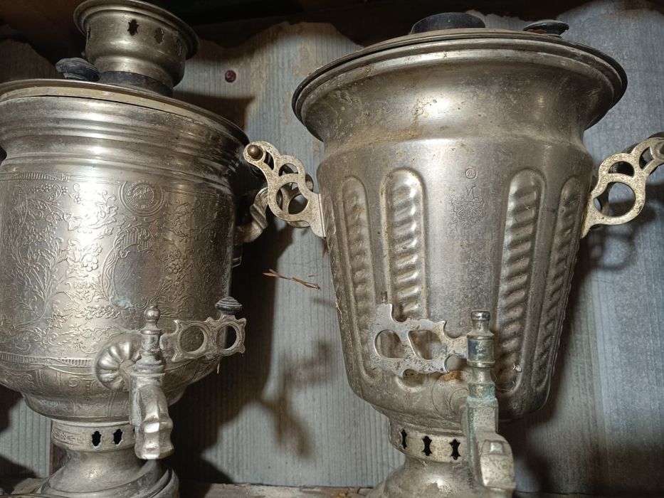 Самовар на дровах.