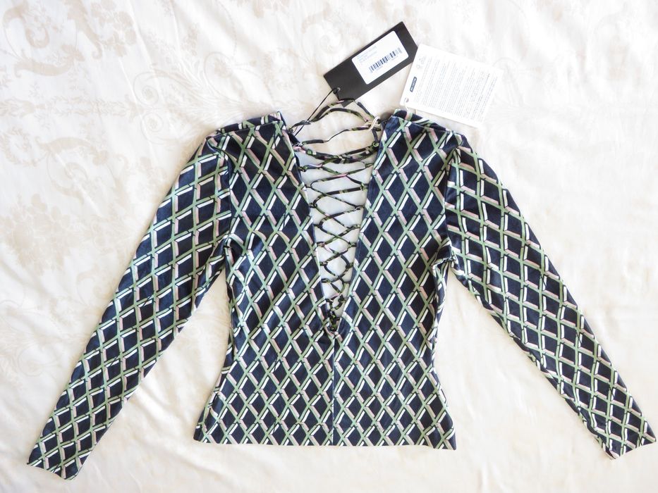 Кадифена блуза Preen, XS - S - M, нова