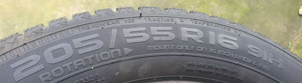 205 55 R16 Nokian iarna+ jante otel Toyota  impecabile,import Germania