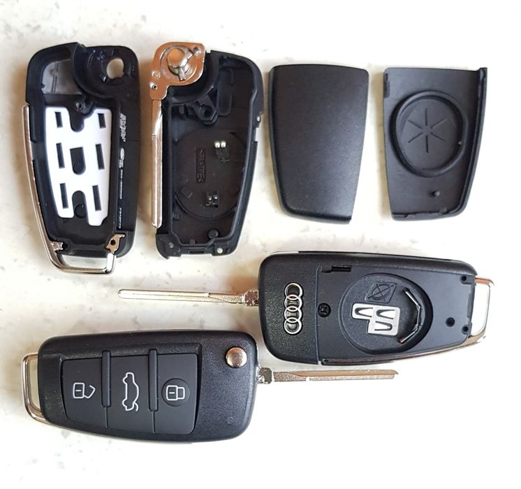 Carcasa Cheie Audi Bmw Seat Skoda Volkswagen Vw Opel logo inclus