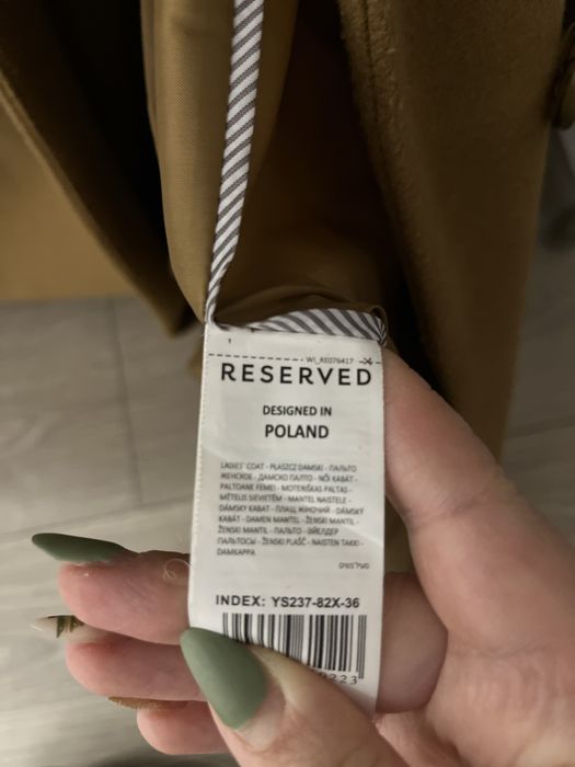 Palton dama Reserved