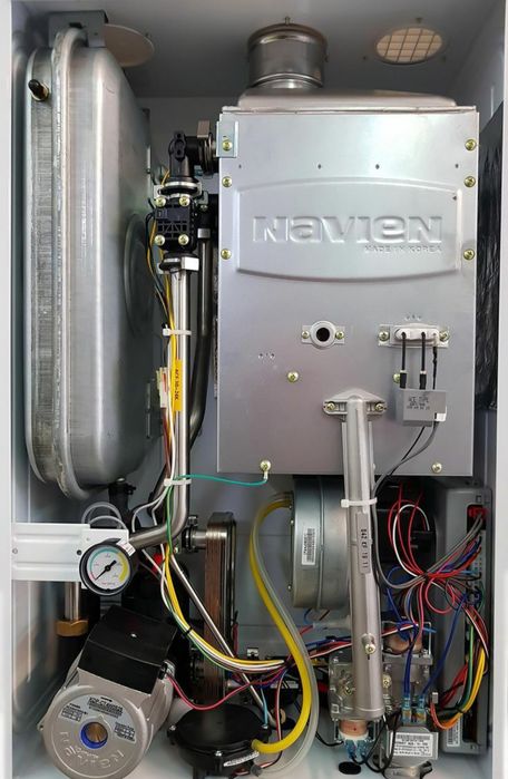 Запчасти на газовый котел Навиен айс Делюкс насос вентилятор плата