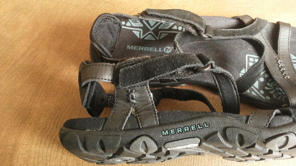 MERRELL Real Leather Размер EUR 41 / UK 8 сандали естествена кожа 94-13-S
