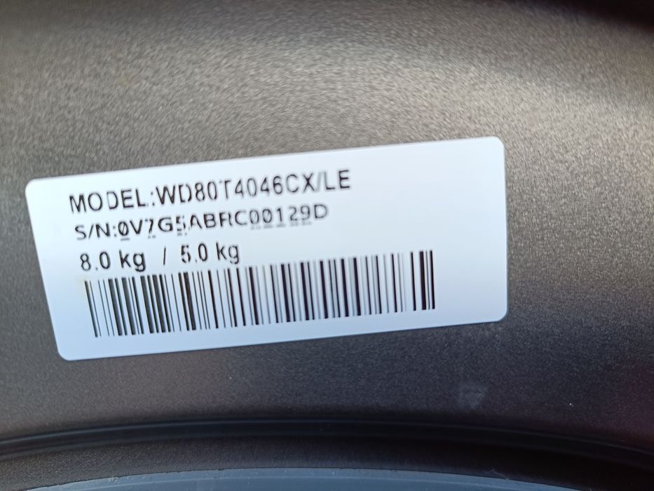Mașină de spălat Samsung 8kg cu uscator