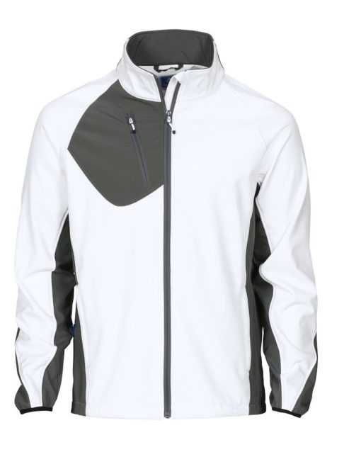 Geaca anti-vant, anti-ploaie ProJob, UNISEX din Suedia, alb + gri, nou