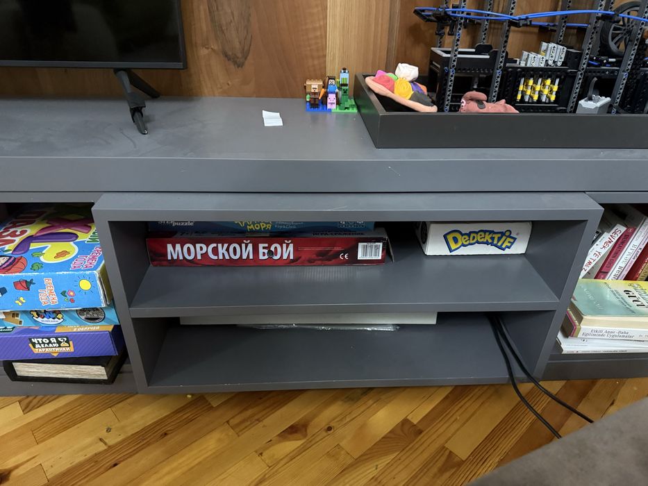 Деревянная ТВ панель