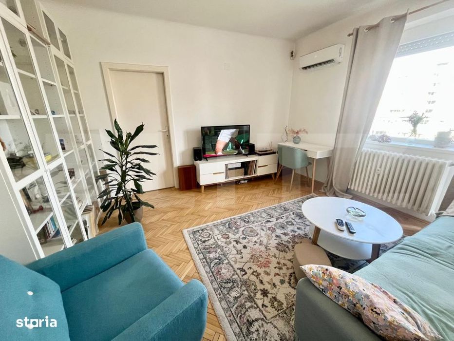Apartament cu 2 camere, 45 mp - ultracentral