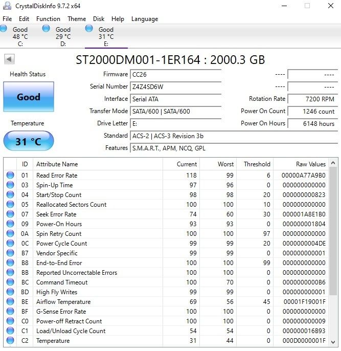 HDD Seagate 2TB Perfect