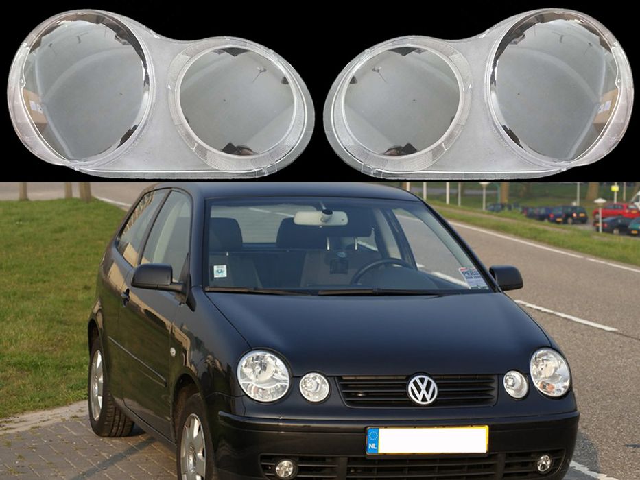 Стъкла за фарове на VW Polo 9N