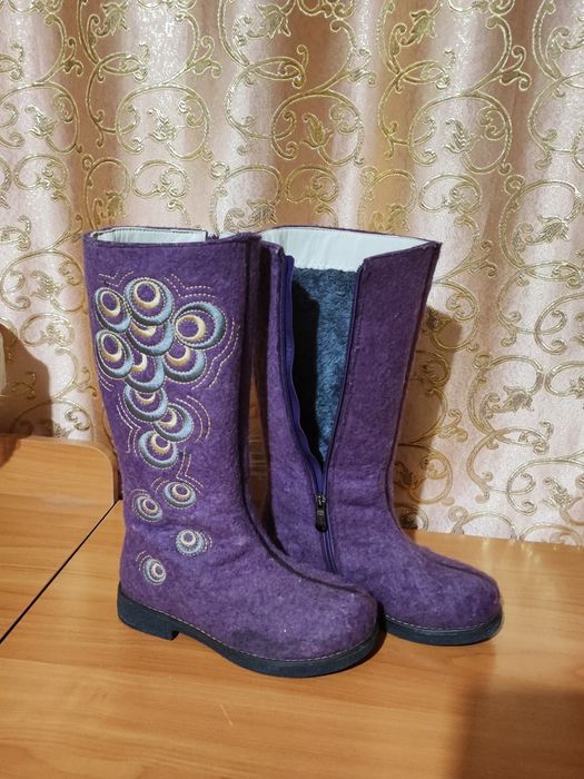 Сапоги вяленые 34р