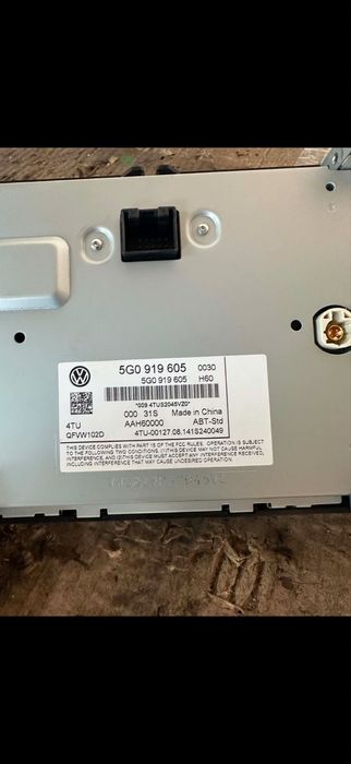 Дисплей за навигация фв голф / vw golf 5G0 919 605