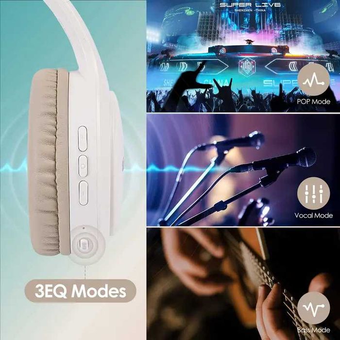 Качественные Блютуз-наушники - 30 часов работы - с гарантией