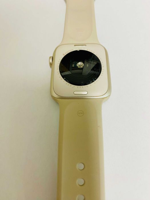 КАТО НОВ ! Apple Watch SE 2 2022, 44mm, Starlight Al Case, GPS, 100%