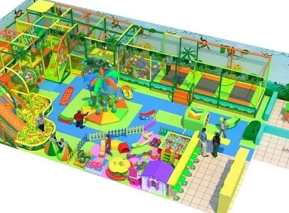 Детский плошадка лабиринт