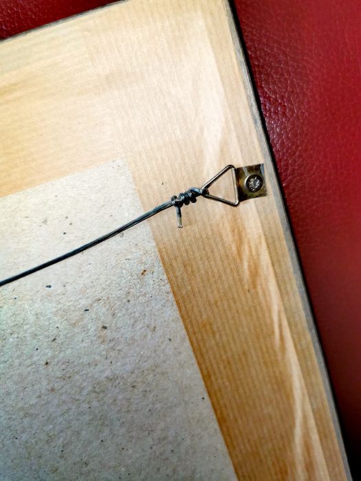 Картина френско изкуство офорт градски пейзаж Париж подпис Марсел Баро