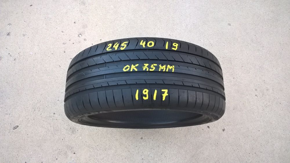O anvelopa de vara 245 40 19 fulda sport control 2 profil 7,5 mm