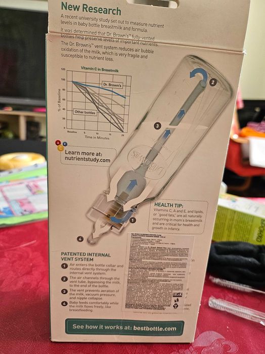 Dr.Brown's стъклено шише 240мл