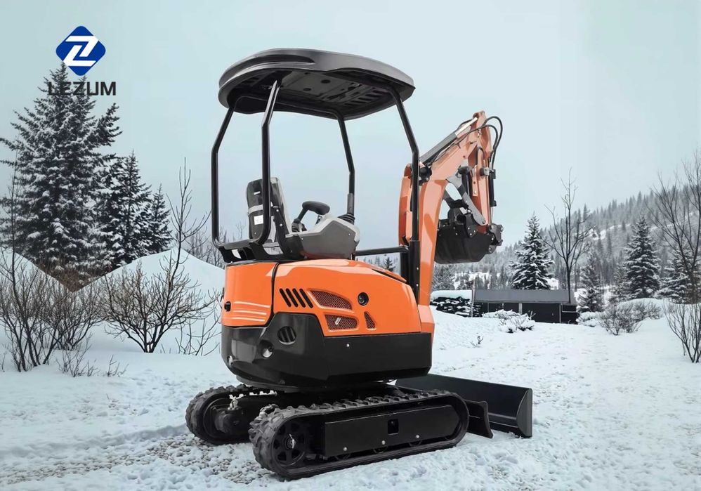 LEZUM DY18 Mini excavator, nou-nouț, motor Kubota, preț redus.