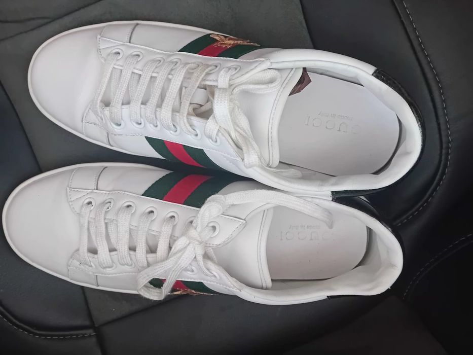 Gucci-италиянски кожени маратонки