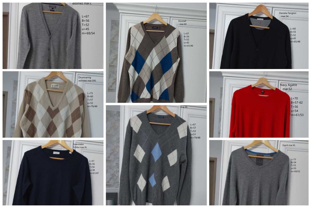 Pulovere, cardigane de lana si casmir