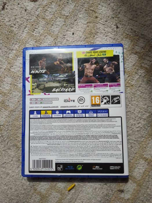 Диск UFC4 на PS продаю