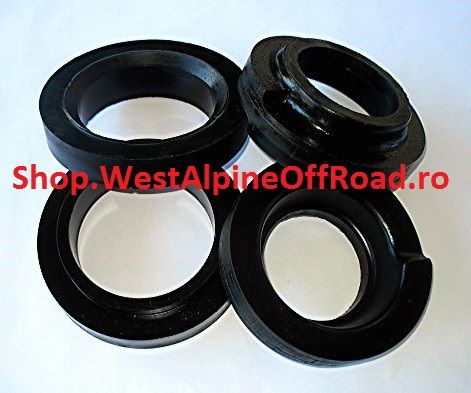 Kit bucse inaltare suspensie Nissan Patrol Y60 Y61 - CAUCIUC + 3 cm