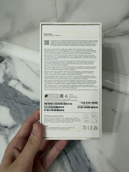 Iphone 16 pro 256 EAC