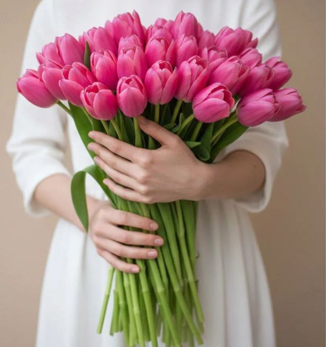 Шикарные тюльпаны астана