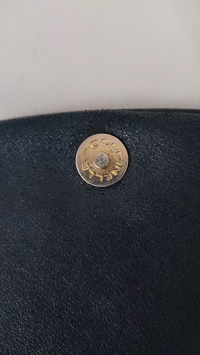 Geantă Coccinelle piele naturală bleumarin Made in Italy