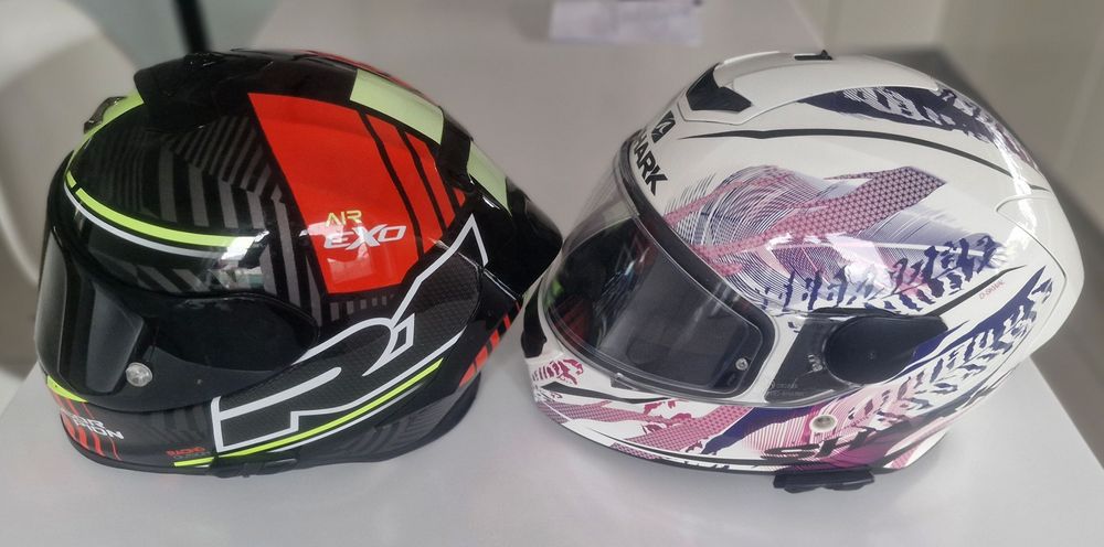 Cască moto Scorpion Exo R1 + Sena / Shark D-Skwal 2 / Pinlock / F bune