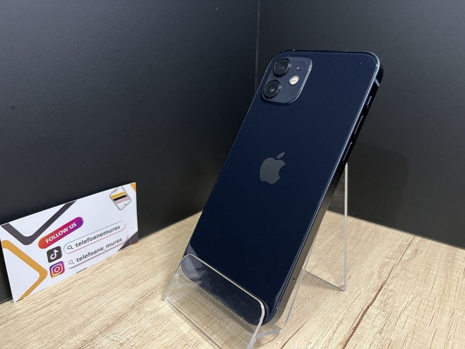 iPhone 12 128Gb Black Second-Hand Satisfăcător 3 ani garanție, Telefoa