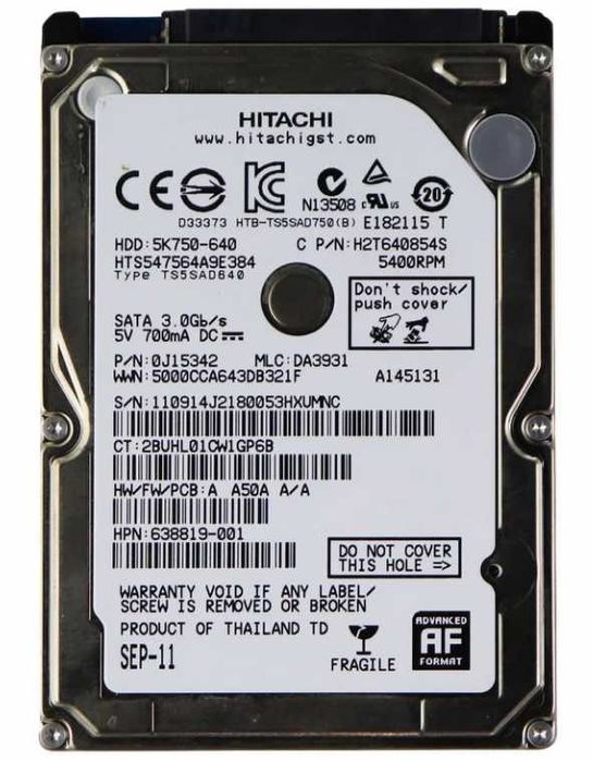 SSD/HDD разные диски от 240ГБ