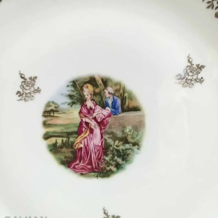 Френско плато от порцелан