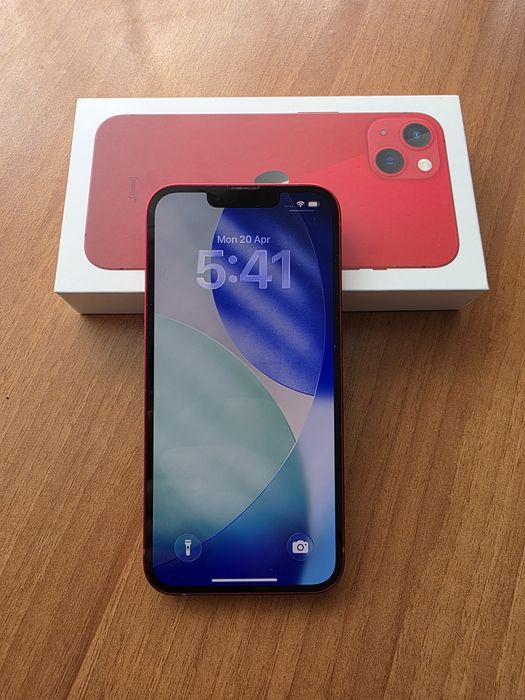 iPhone 13 (Red) 128gb - перфектен