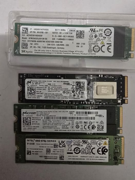 SSD M2 nvme 256/512gb