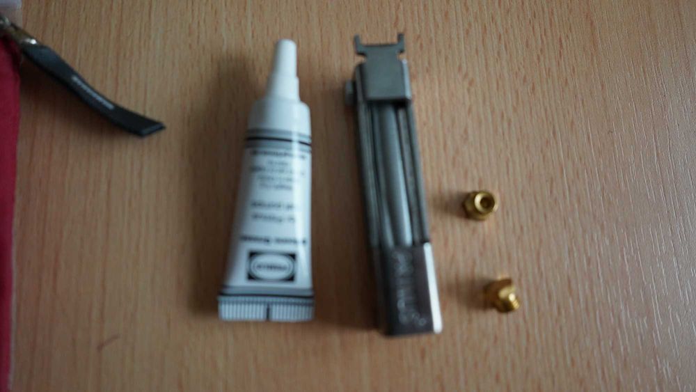 Primus Omnifuel, sticlă combustibil 1l, oală titan, huse