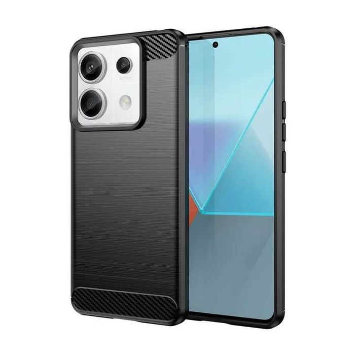 Xiaomi Redmi Note 13 / Note 13 Pro - Удароустойчив Кейс Гръб CARBON
